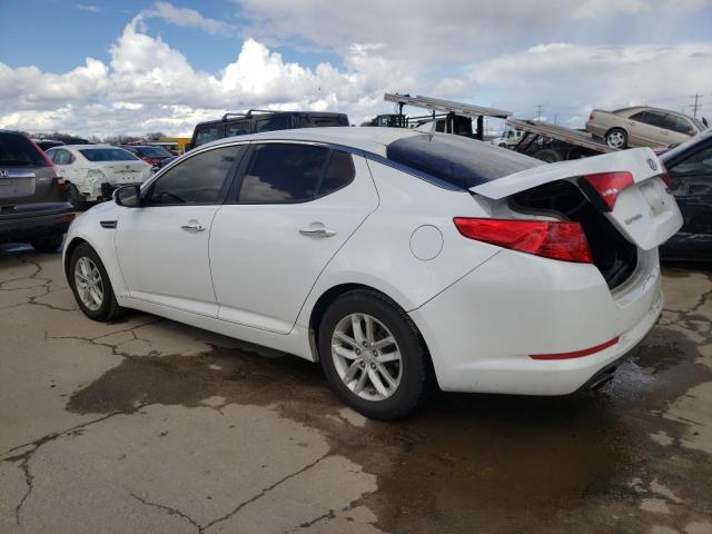 5XXGM4A76CG003431 - 2012 KIA OPTIMA LX WHITE photo 2