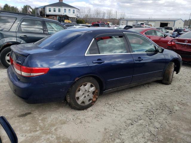 1HGCM56405A035200 - 2005 HONDA ACCORD LX BLUE photo 3