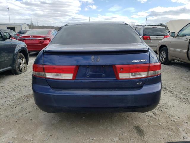 1HGCM56405A035200 - 2005 HONDA ACCORD LX BLUE photo 6