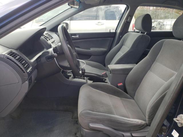 1HGCM56405A035200 - 2005 HONDA ACCORD LX BLUE photo 7