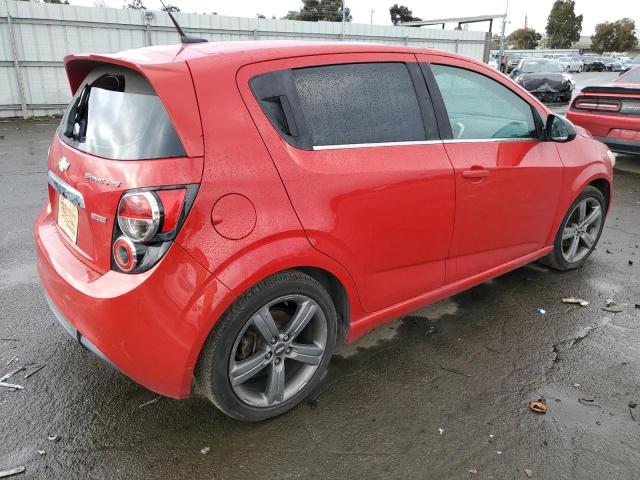 1G1JG6SB9D4176764 - 2013 CHEVROLET SONIC RS RED photo 3