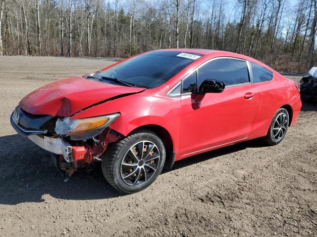 2HGFG3B5XEH000110 - 2014 HONDA CIVIC LX RED photo 1