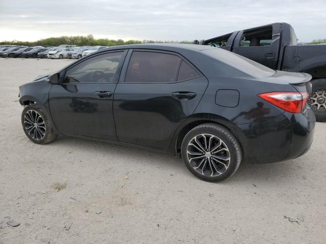 5YFBURHE4FP187632 - 2015 TOYOTA COROLLA L BLACK photo 2