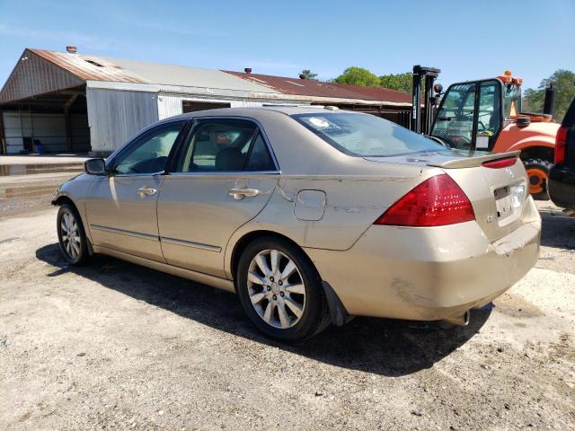 1HGCM66576A017003 - 2006 HONDA ACCORD EX BEIGE photo 2