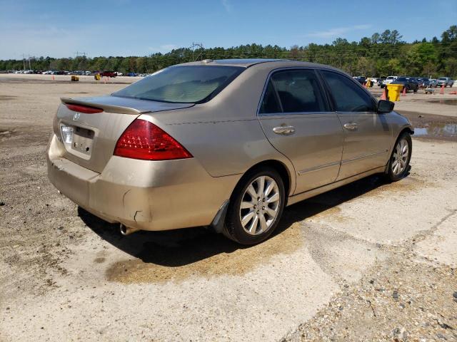 1HGCM66576A017003 - 2006 HONDA ACCORD EX BEIGE photo 3