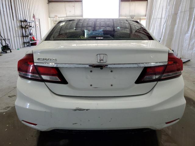 2HGFB2F55DH535511 - 2013 HONDA CIVIC LX WHITE photo 6