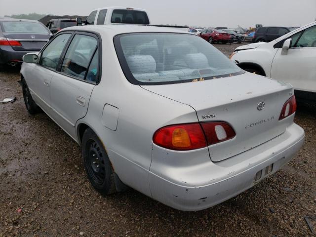 1NXBR12E9YZ361773 - 2000 TOYOTA COROLLA VE SILVER photo 3