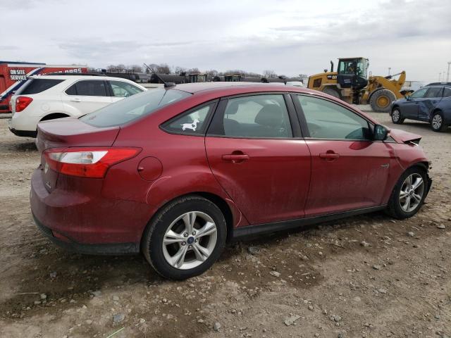 1FADP3F21EL374197 - 2014 FORD FOCUS SE RED photo 3