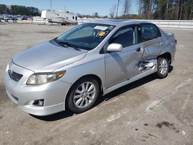 1NXBU4EEXAZ305620 - 2010 TOYOTA COROLLA BASE SILVER photo 1