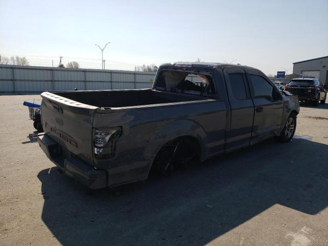 1FTFX1E58JFB79788 - 2018 FORD F150 SUPER CAB GRAY photo 3