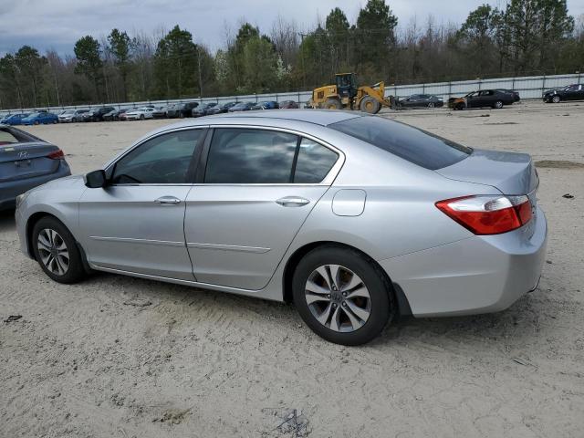 1HGCR2F37EA014206 - 2014 HONDA ACCORD LX SILVER photo 2