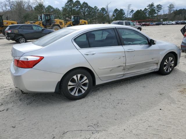 1HGCR2F37EA014206 - 2014 HONDA ACCORD LX SILVER photo 3