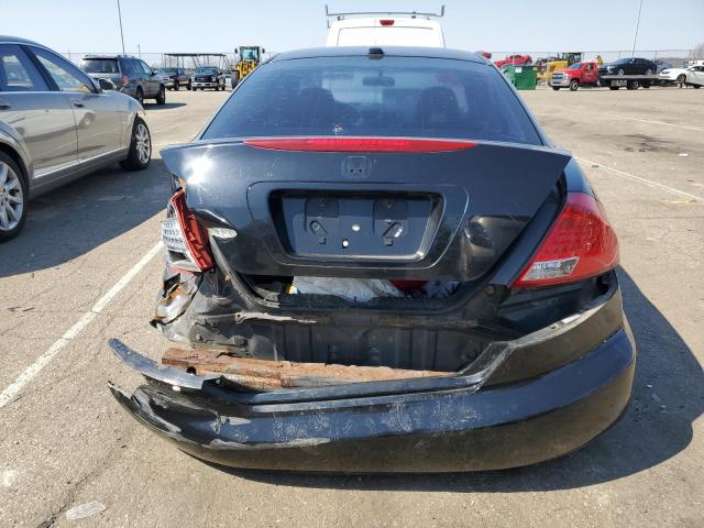 1HGCM72677A024121 - 2007 HONDA ACCORD EX BLACK photo 6