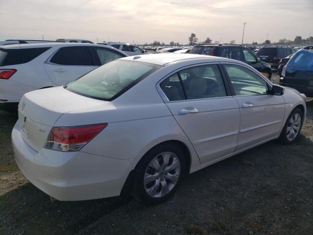 1HGCP36868A077342 - 2008 HONDA ACCORD EXL WHITE photo 3