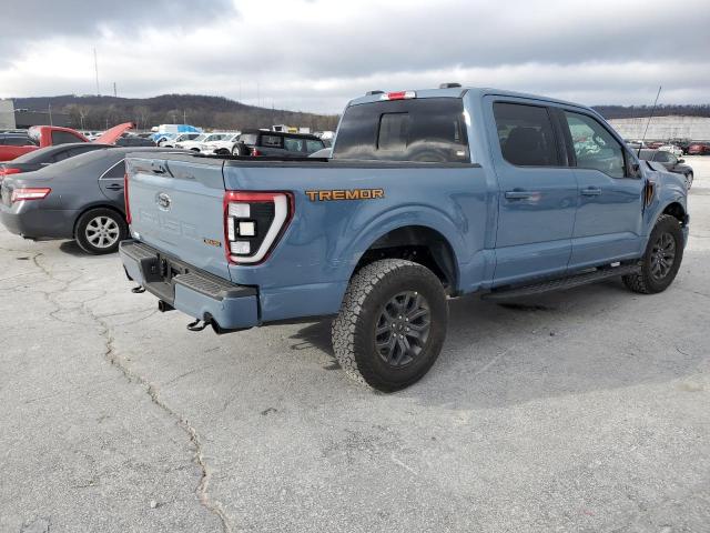 1FTEW1E81PFD18726 - 2023 FORD F150 SUPERCREW BLUE photo 3