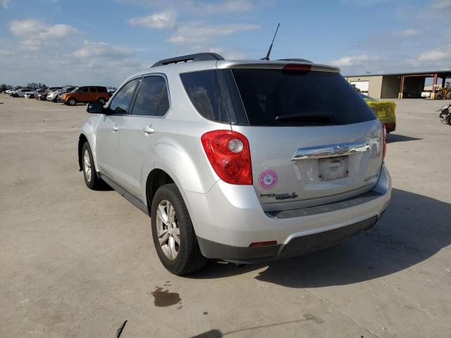 2GNALDEK2C1174567 - 2012 CHEVROLET EQUINOX LT SILVER photo 2