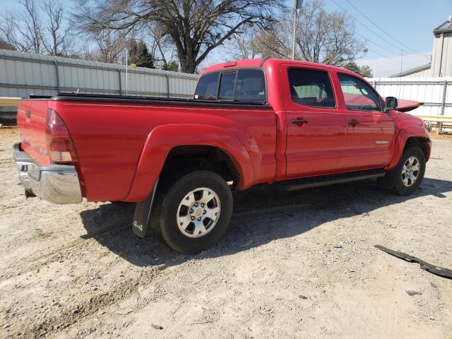 5TEMU52NX5Z002390 - 2005 TOYOTA TACOMA DOUBLE CAB LONG BED RED photo 3