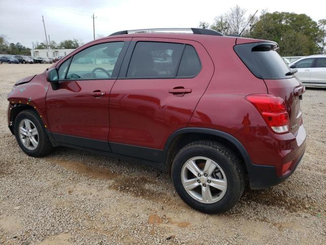 KL7CJPSM9NB526977 - 2022 CHEVROLET TRAX 1LT RED photo 2