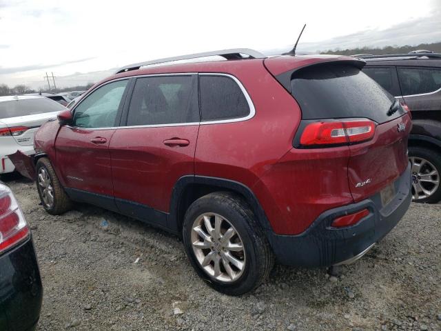 1C4PJMDS5FW704831 - 2015 JEEP CHEROKEE LIMITED RED photo 2