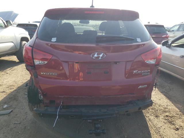 KM8JUCAC8BU140677 - 2011 HYUNDAI TUCSON GLS RED photo 6