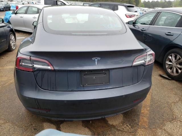 5YJ3E1EA6NF287326 - 2022 TESLA MODEL 3 GRAY photo 6