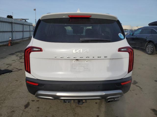 5XYP34HC1NG269184 - 2022 KIA TELLURIDE EX WHITE photo 6