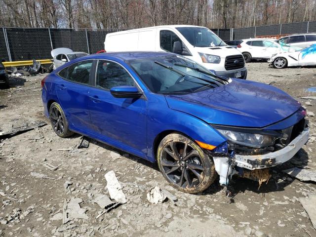 2HGFC2F88KH583105 - 2019 HONDA CIVIC SPORT BLUE photo 4