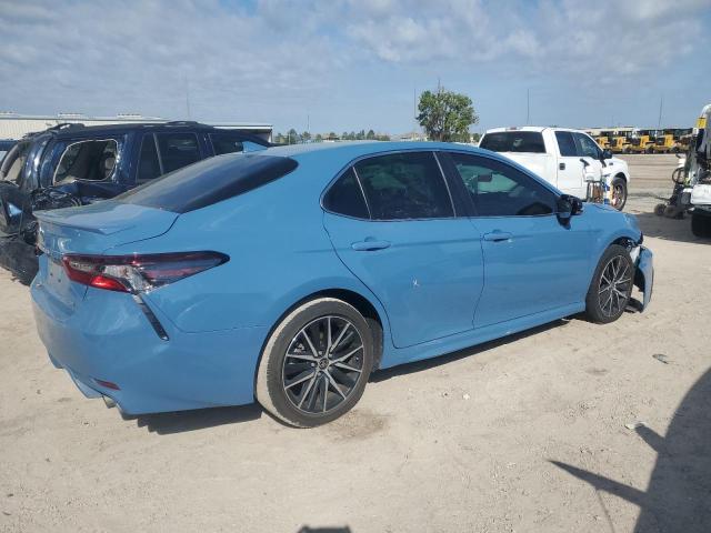 4T1G11AK0PU127072 - 2023 TOYOTA CAMRY SE NIGHT SHADE BLUE photo 3