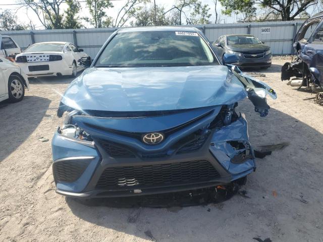 4T1G11AK0PU127072 - 2023 TOYOTA CAMRY SE NIGHT SHADE BLUE photo 5