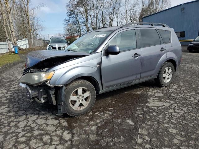 JA4MT31X57Z015664 - 2007 MITSUBISHI OUTLANDER LS GRAY photo 1