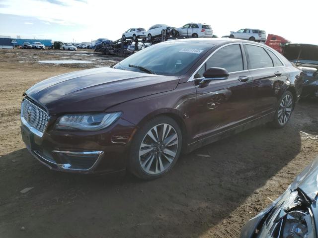 3LN6L5F96HR632805 - 2017 LINCOLN MKZ RESERVE ბურგუნდია ფოტო 1