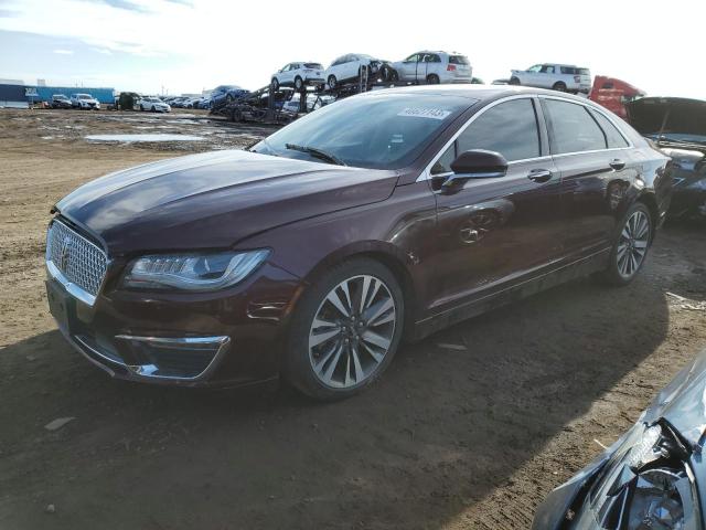 3LN6L5F96HR632805 - 2017 LINCOLN MKZ RESERVE BURGUNDY photo 1