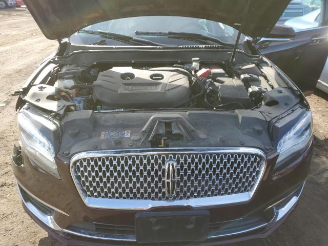 3LN6L5F96HR632805 - 2017 LINCOLN MKZ RESERVE ბურგუნდია ფოტო 11