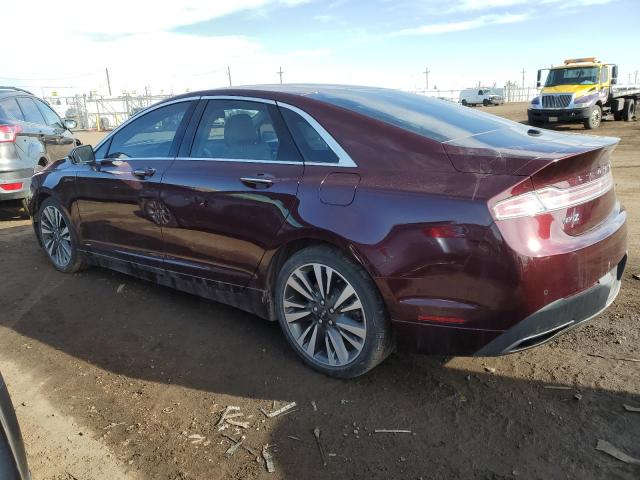 3LN6L5F96HR632805 - 2017 LINCOLN MKZ RESERVE ბურგუნდია ფოტო 2