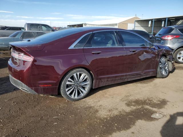 3LN6L5F96HR632805 - 2017 LINCOLN MKZ RESERVE ბურგუნდია ფოტო 3