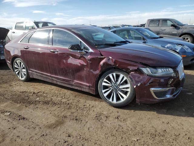 3LN6L5F96HR632805 - 2017 LINCOLN MKZ RESERVE ბურგუნდია ფოტო 4