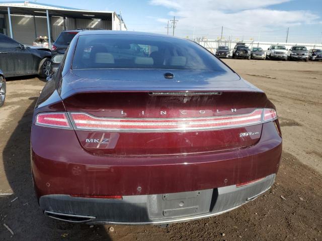 3LN6L5F96HR632805 - 2017 LINCOLN MKZ RESERVE ბურგუნდია ფოტო 6