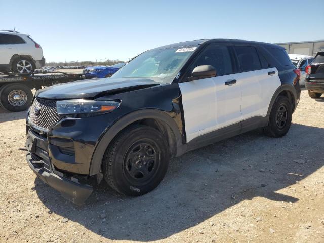 1FM5K8AB8NGA58141 - 2022 FORD EXPLORER POLICE INTERCEPTOR ორფეროვანი ფოტო 1
