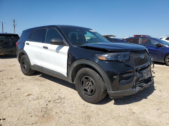 1FM5K8AB8NGA58141 - 2022 FORD EXPLORER POLICE INTERCEPTOR ორფეროვანი ფოტო 4