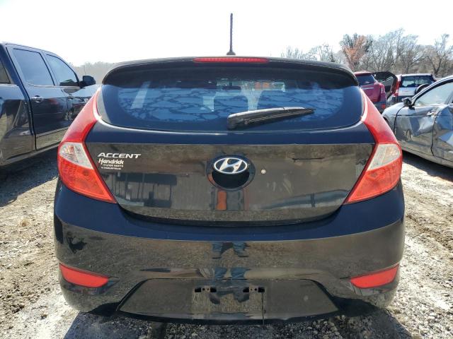 KMHCU5AE0DU108735 - 2013 HYUNDAI ACCENT GLS BLACK photo 6