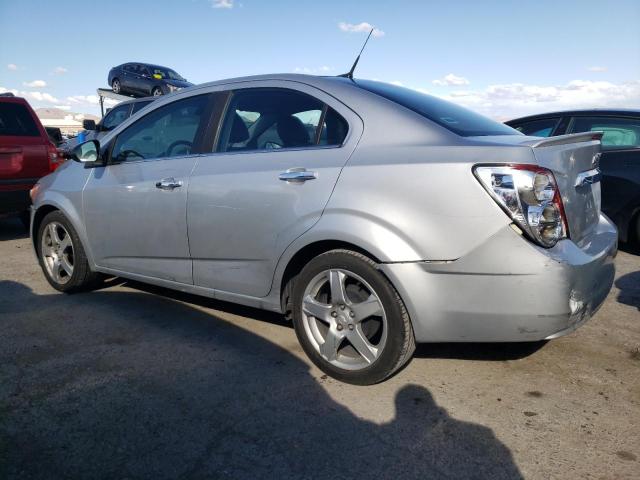 1G1JE5SGXD4107822 - 2013 CHEVROLET SONIC LTZ SILVER photo 2