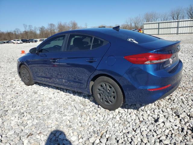 5NPD74LF0HH100330 - 2017 HYUNDAI ELANTRA SE BLUE photo 2