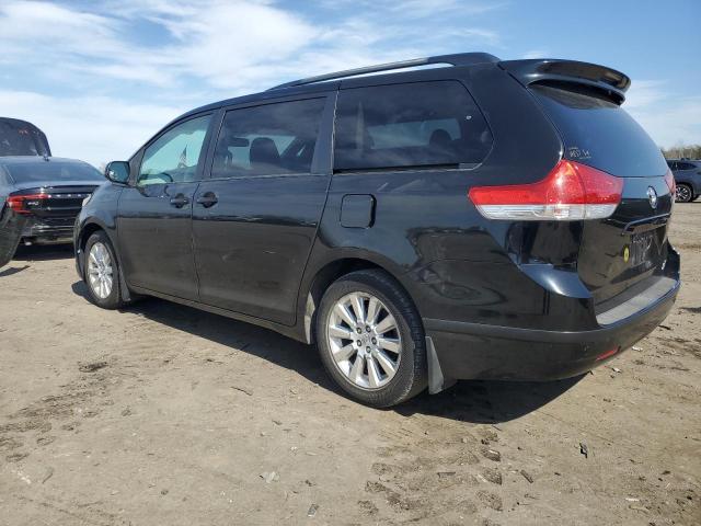 5TDDK3DC6BS002420 - 2011 TOYOTA SIENNA XLE BLACK photo 2