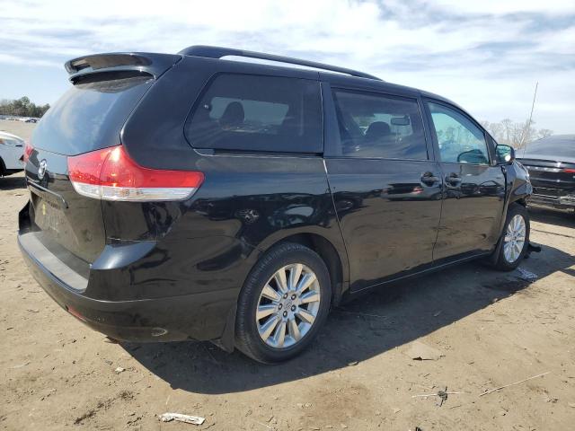 5TDDK3DC6BS002420 - 2011 TOYOTA SIENNA XLE BLACK photo 3