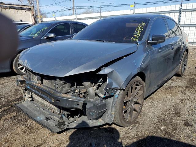 3VW2K7AJ3BM347922 - 2011 VOLKSWAGEN JETTA BASE Գրաֆիտ լուսանկար 1