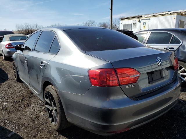 3VW2K7AJ3BM347922 - 2011 VOLKSWAGEN JETTA BASE Գրաֆիտ լուսանկար 2