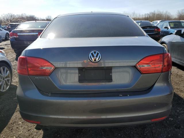 3VW2K7AJ3BM347922 - 2011 VOLKSWAGEN JETTA BASE Գրաֆիտ լուսանկար 6