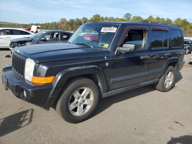 1J8HG48N86C188580 - 2006 JEEP COMMANDER BLACK photo 1