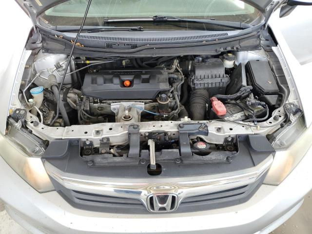 19XFB2F5XCE068417 - 2012 HONDA CIVIC LX SILVER photo 11