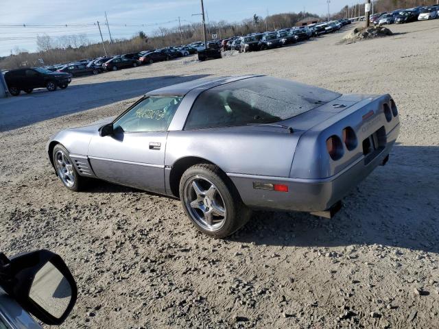 1G1YY2385M5111783 - 1991 CHEVROLET CORVETTE GRAY photo 2